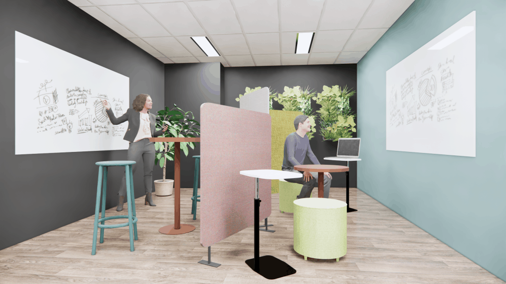 Quick Guide for a Covid-Safe Office Layout, Collaboration | Contour Interiors